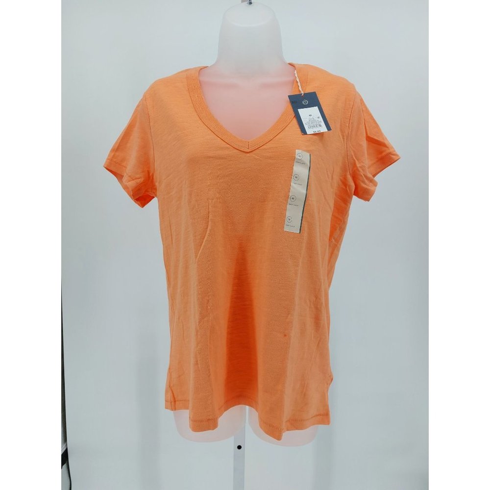 Women's Shortsleeve V-Neck Shirt - Size M